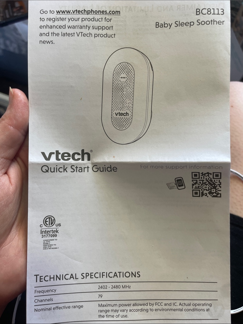 V-Hush Plug Sleep Training Soother-NO BOX - NEW UNUSED - Picture 16 of 16